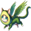 Flying Avocado Cat